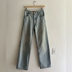 Eckhaus Latta wide leg jeans! Fun pockets!